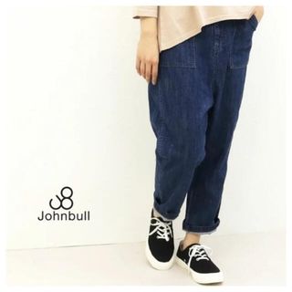 ジョンブル(JOHNBULL)の未使用 ジョンブル 日本製 ベイカーデニムパンツ SSサイズ ユーズドカラー(デニム/ジーンズ)