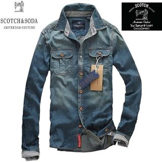 スコッチアンドソーダ(SCOTCH & SODA)のScotch & Soda スコッチ＆ソーダ デニムシャツ【新品】【未使用】(シャツ)