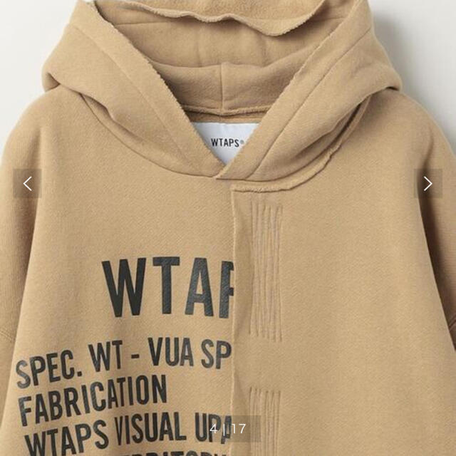 W)taps(ダブルタップス)のWTAPS RUGS HOODED メンズのトップス(パーカー)の商品写真