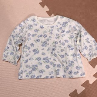 ブランシェス(Branshes)のブランシェス　花柄　長袖シャツ　サイズ70(Ｔシャツ)