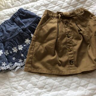 プティマイン(petit main)の春夏 スカート パンツ 2枚セット！！(スカート)