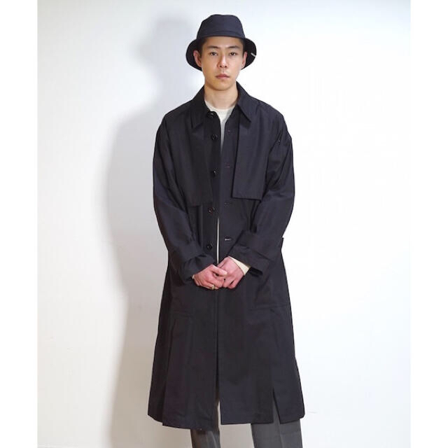 KAIKO SINGLE TRENCH COAT "BLACK"