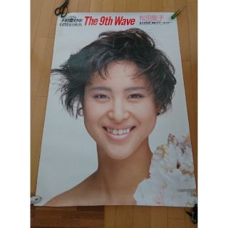 松田聖子 特大ポスター「The 9th Wave」店頭告知ポスター(アイドルグッズ)