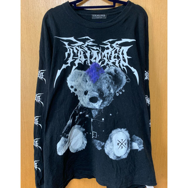 Metal bear L/S Tee/メタルクマロングTシャツカットソー