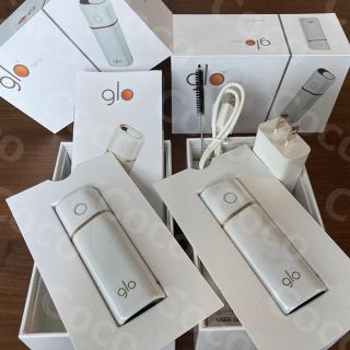 グロー(glo)の＜新品＞ glo nano ホワイト2台セット 箱無し グローナノ 未使用(タバコグッズ)