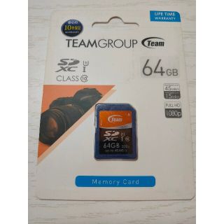 TEAMジャパン SDXCカード UHS-1 64GB(その他)