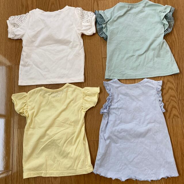 BENETTON(ベネトン)のシャツ4枚セット キッズ/ベビー/マタニティのキッズ服女の子用(90cm~)(Tシャツ/カットソー)の商品写真