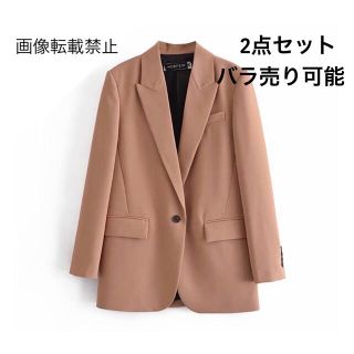 ザラ(ZARA)の🌼春新作💐3922◆ジャケット パンツ セットアップ 2点セット バラ可能(テーラードジャケット)