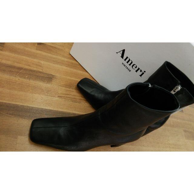 Ameri VINTAGE(アメリヴィンテージ)のAMERI SQUARE HELPFUL BOOTS ショートブーツ レディースの靴/シューズ(ブーツ)の商品写真