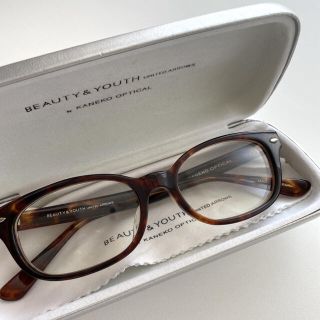 ビューティアンドユースユナイテッドアローズ(BEAUTY&YOUTH UNITED ARROWS)の【美品】BY by KANEKO OPTICAL べっ甲　 伊達メガネ(サングラス/メガネ)