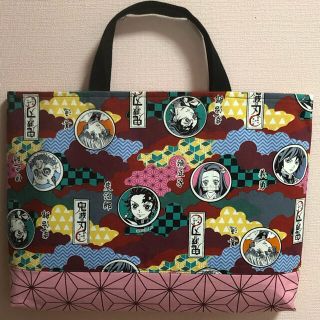 専用❣️お値下げ☆鬼滅の刃リバーシブルレッスンバッグ☆ハンドメイド(バッグ/レッスンバッグ)