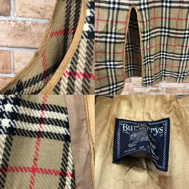 BURBERRY(バーバリー)の♡バーバリーズ♡イングランド製　ライナーロングベスト　ノバチェック メンズのトップス(ベスト)の商品写真