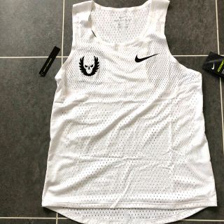 ナイキ(NIKE)のNike ナイキ　オレゴンプロジェクト　シングレット　白　US Sサイズ(ウェア)