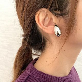 フリークスストア(FREAK'S STORE)のMetal drop silver earcuff No.313(イヤーカフ)