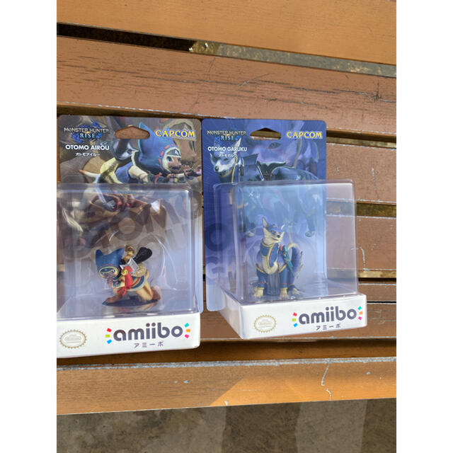 CAPCOM(カプコン)の【新品未開封・2体セット】amiibo アミーボ モンスターハンターライズ エンタメ/ホビーのフィギュア(ゲームキャラクター)の商品写真