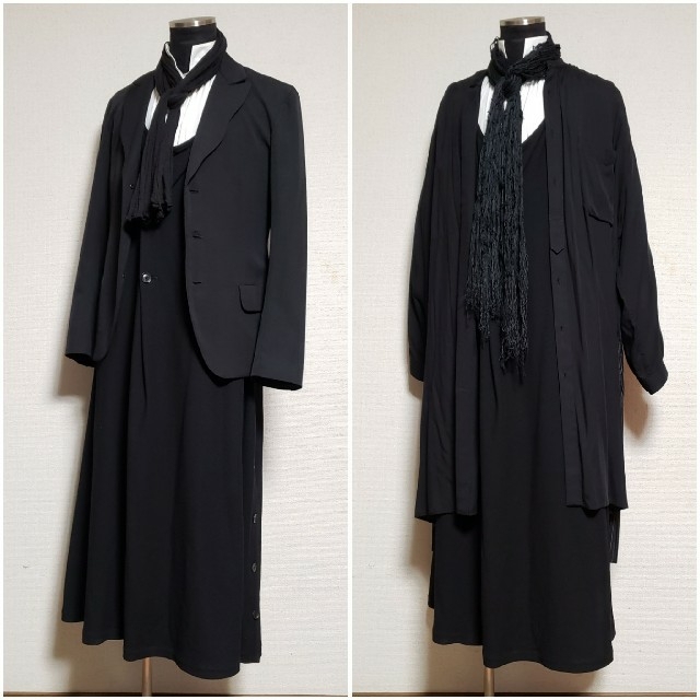 Yohji Yamamoto(ヨウジヤマモト)のYohji Yamamoto POUR HOMME ロングドレス メンズのトップス(その他)の商品写真