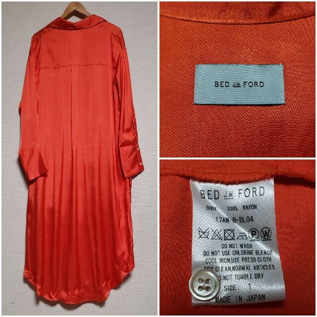 BEDJ.W.FORD by XXX's shop|ラクマ ベッドフォード ロングシャツの通販 新品超特価