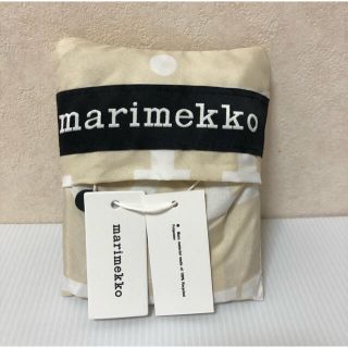 マリメッコ(marimekko)のマリメッコ　エコバッグ　Logo スマートバッグ　ベージュ(エコバッグ)