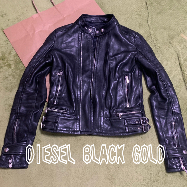 DIESEL BLACK GOLD ライダースジャケット www.termasbryant.com