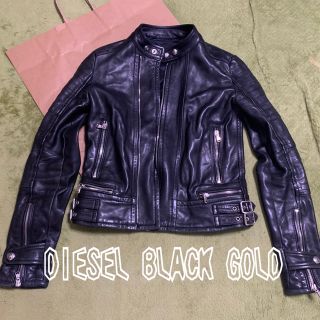 ディーゼル(DIESEL)のDIESEL BLACK GOLD ライダースジャケット(ライダースジャケット)