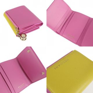 正規品 ブルガリ ピンク 三つ折り 財布 サイフ 【TT12515】
