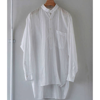 20ss サイズ 2 ベタシャン ホワイト 白プルオーバーシャツ COMOLI