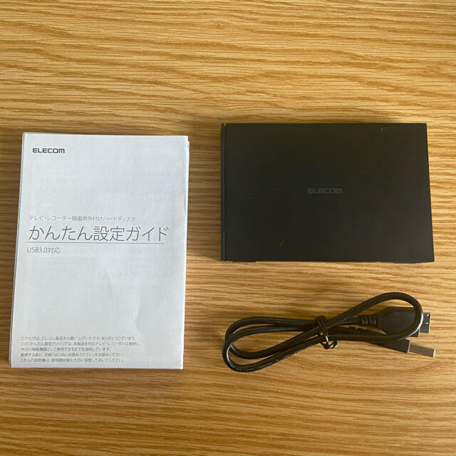 ELECOM 外付けHDD ELP-ETV010UBK ポータブル型 1TB