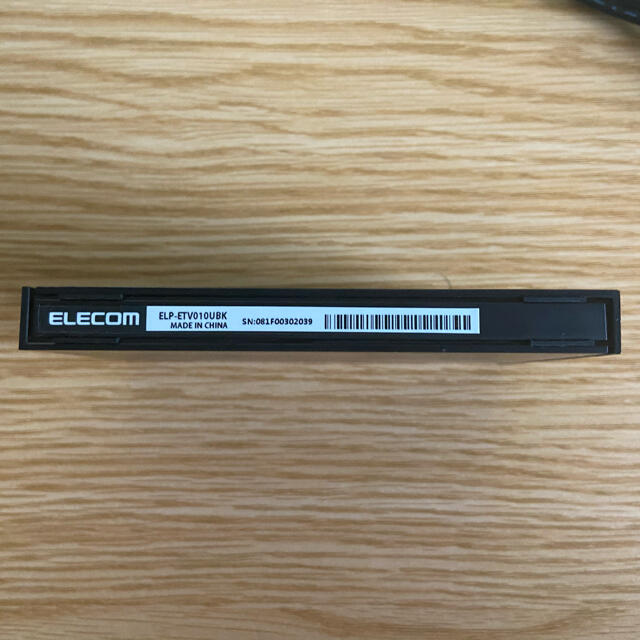 ELECOM 外付けHDD ELP-ETV010UBK ポータブル型 1TB