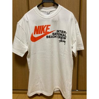 ナイキ(NIKE)のstussy × NIKE Tシャツ　白　Sサイズ(Tシャツ/カットソー(半袖/袖なし))