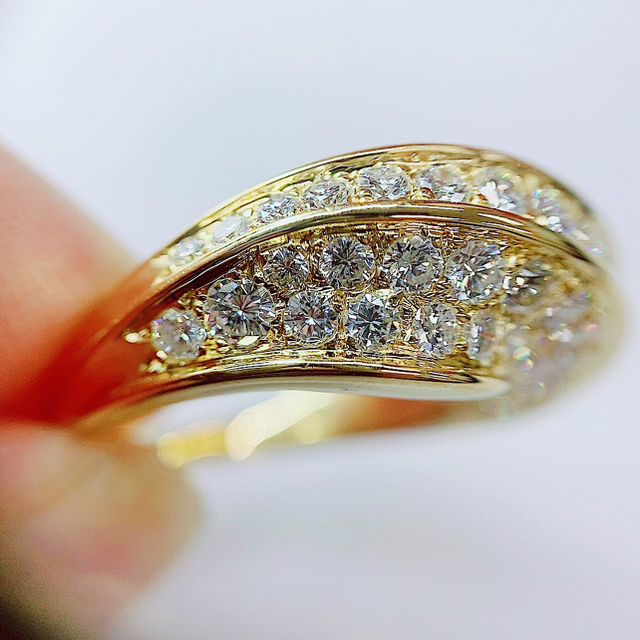 大特価人気 ★3.05ct★✨パヴェダイヤモンド K18エタニティリング 指輪 17号メレの通販 by dpジュエリー★年末大セール中✨|ラクマ 国産大得価