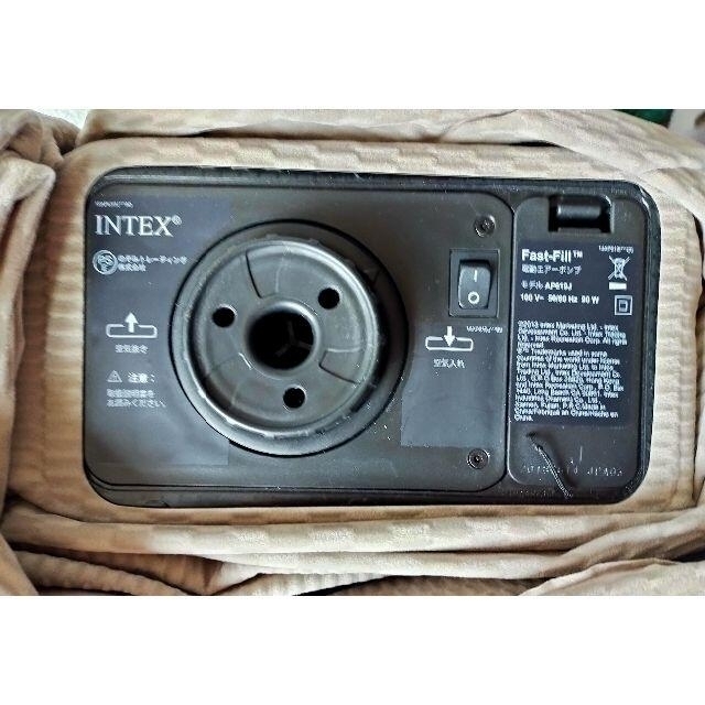 INTEX社エアーベッド。 インテリア/住まい/日用品のベッド/マットレス(シングルベッド)の商品写真