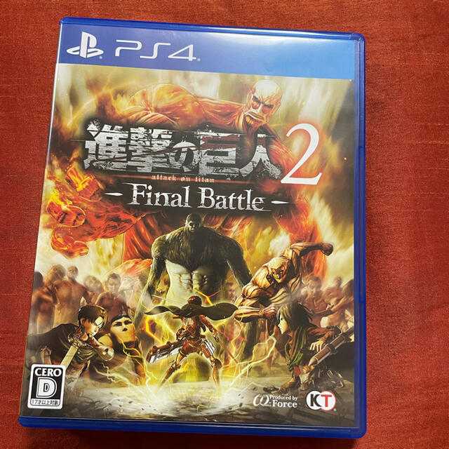 進撃の巨人2 -Final Battle- PS4 ソフト カセット