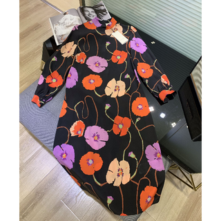 グッチ ひざ丈ワンピース レディース 花柄 の通販 14点 Gucciのレディースを買うならラクマ