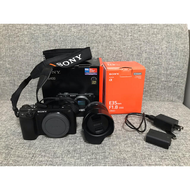 SONY - SONY a6400 単焦点レンズ付