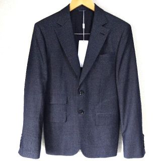 ジュンハシモト(junhashimoto)の新品！定価¥71500【junhashimoto】テーラードジャケット ネイビー(テーラードジャケット)