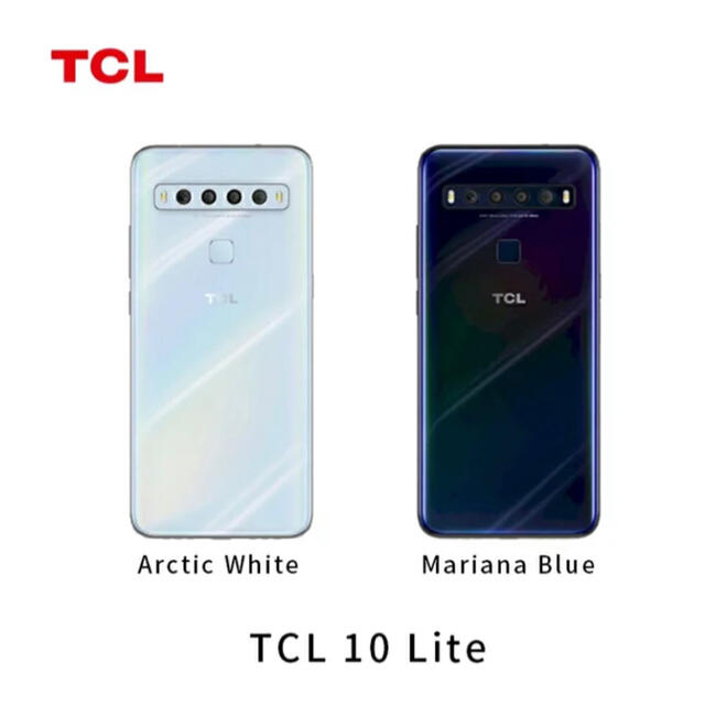 新品未開封　TCL - 10 Lite　simフリースマートフォン ホワイト