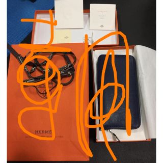 エルメス(Hermes)のHERMES アザップ ロング シルクイン (長財布)