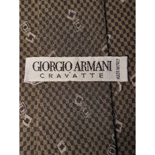 ジョルジオアルマーニ(Giorgio Armani)の【GIORGIO ARMANI】美品　ネクタイ　シックなドット柄(ネクタイ)