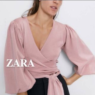 ザラ(ZARA)のZARA❖ニットトップス❖新品/タグ付き❖完売品(シャツ/ブラウス(長袖/七分))