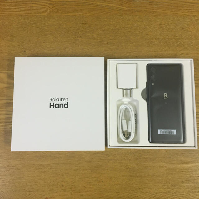 【新品未使用品】楽天ハンド　Rakuten Hand  黒 スマホ/家電/カメラのスマートフォン/携帯電話(スマートフォン本体)の商品写真