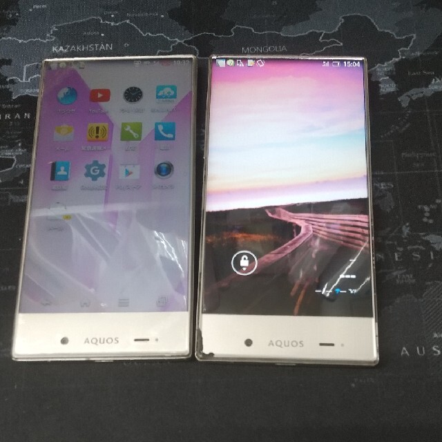 AQUOS CRYSTAL SoftBank　スマホ　ジャンク スマホ/家電/カメラのスマートフォン/携帯電話(スマートフォン本体)の商品写真