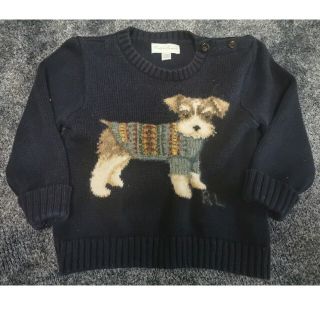 ラルフローレン(Ralph Lauren)のラルフローレン　セーター　犬　12M(ニット/セーター)