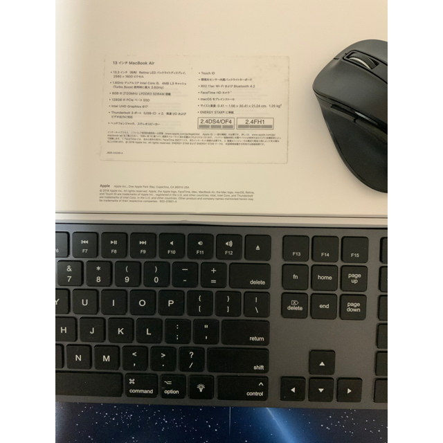 13 インチ　MacBook Air　スペースグレイ【2018】