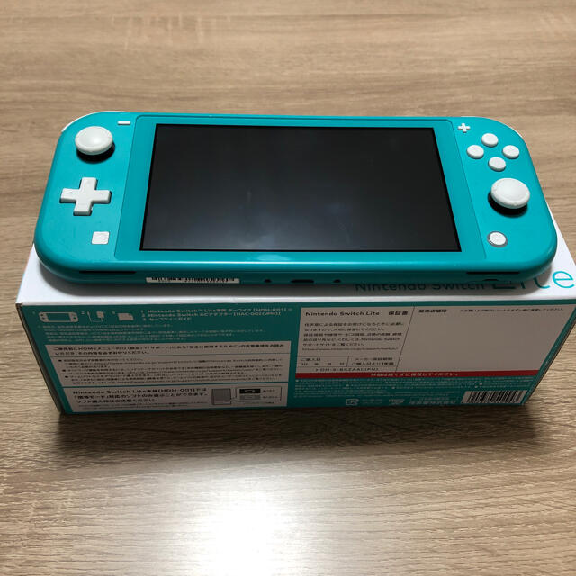 Nintendo Switch(ニンテンドースイッチ)の値下げ‼️Nintendo Switch  Lite ターコイズ　ジャンク❓ エンタメ/ホビーのゲームソフト/ゲーム機本体(家庭用ゲーム機本体)の商品写真