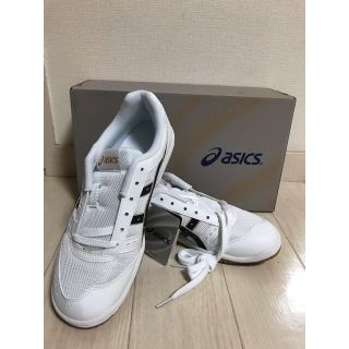 アシックス(asics)のasics 運動靴 白×ネイビー TSJ130(シューズ)