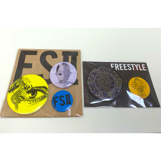 Freestyle(フリースタイル)の大野智　フリースタイル　バッジセット　 エンタメ/ホビーのタレントグッズ(アイドルグッズ)の商品写真