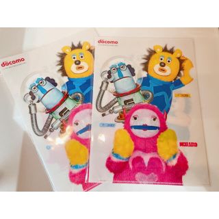 エヌティティドコモ(NTTdocomo)のdocomo クリアケース2枚(ノベルティグッズ)