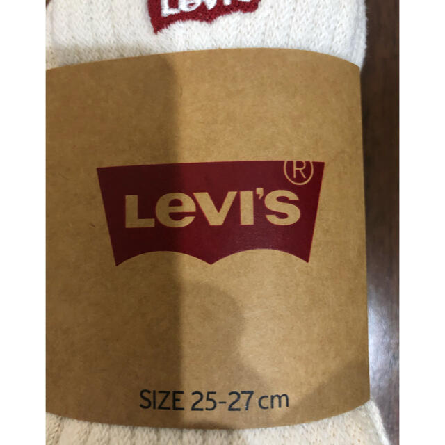 Levi's(リーバイス)のリーバイスソックス　3足組　新品未使用品　正規品　最終値下げ メンズのレッグウェア(ソックス)の商品写真