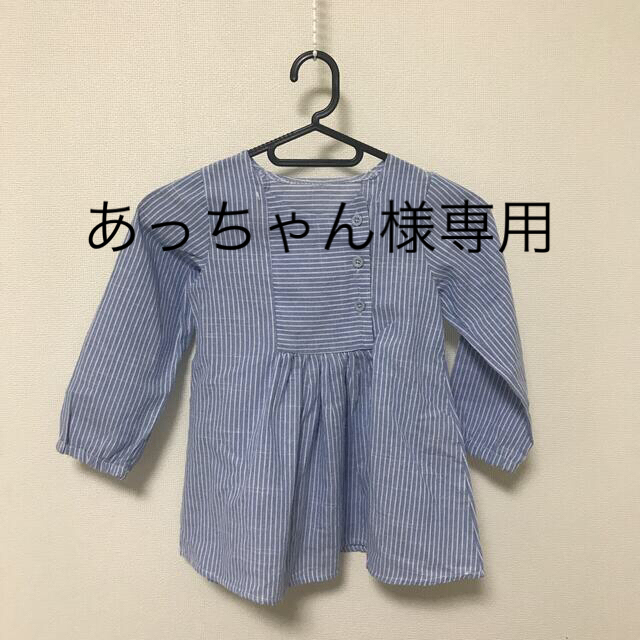 あっちゃん様専用　チュニック　ワンピース　フレアスカート　女の子用　子供用 キッズ/ベビー/マタニティのキッズ服女の子用(90cm~)(ワンピース)の商品写真