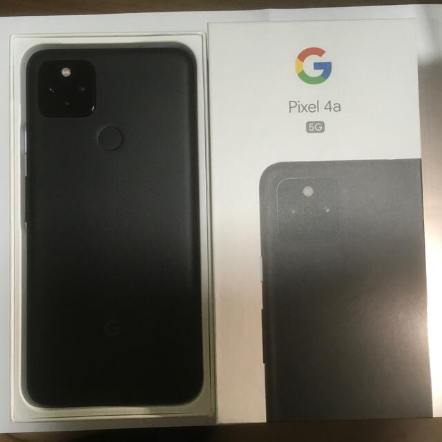 スマートフォン/携帯電話Google Pixel 4a 5G Just Black SIMロック解除 ...